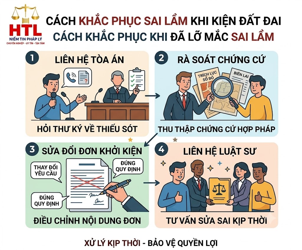 Lỗi thường gặp khi giải quyết tranh chấp đất đai