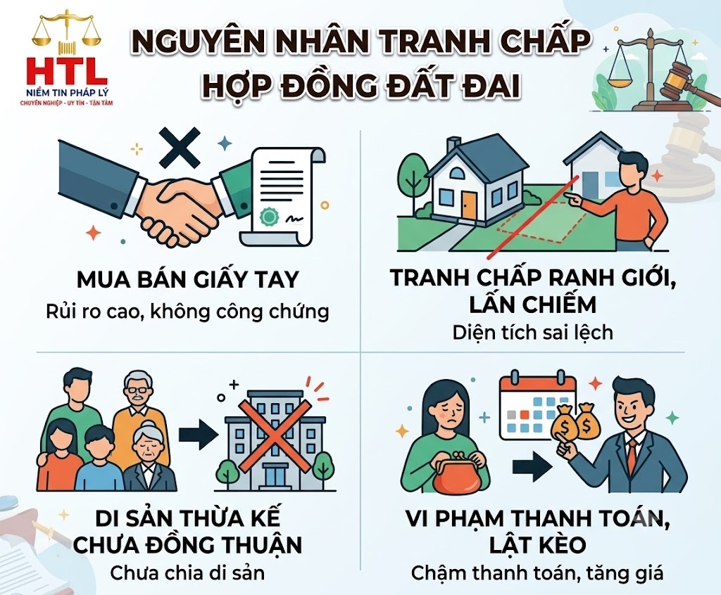Những Điều Cần Biết Về Hợp Đồng Mua Bán Đất Tranh Chấp - Nguyên Nhân Chính