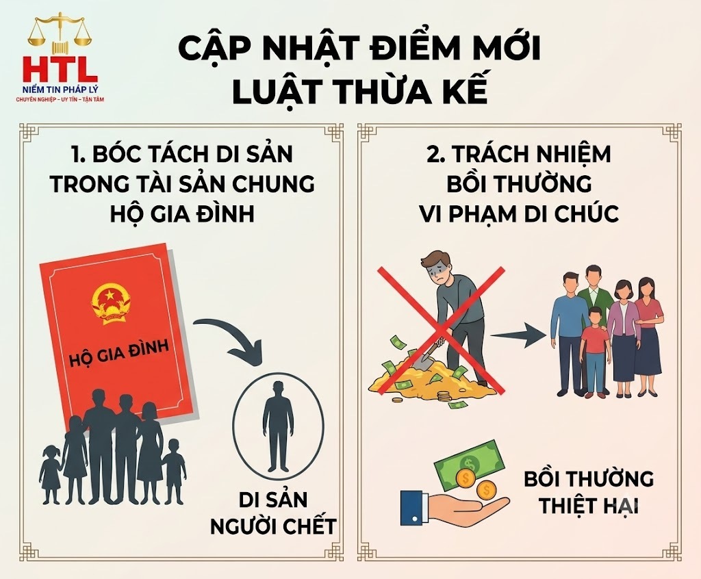 Vấn đề pháp lý trong tranh chấp tài sản thừa kế - Điểm mới về hiệu lực di sản