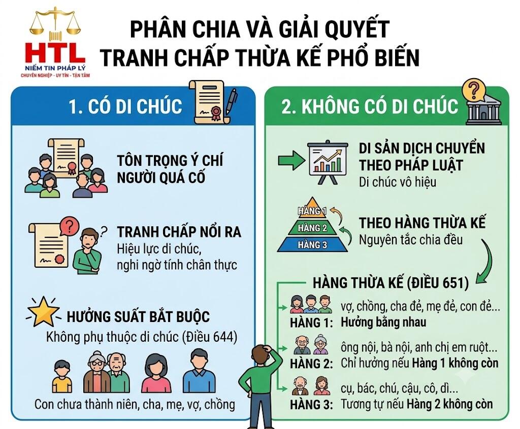 Quy định và cách giải quyết tranh chấp tài sản thừa kế